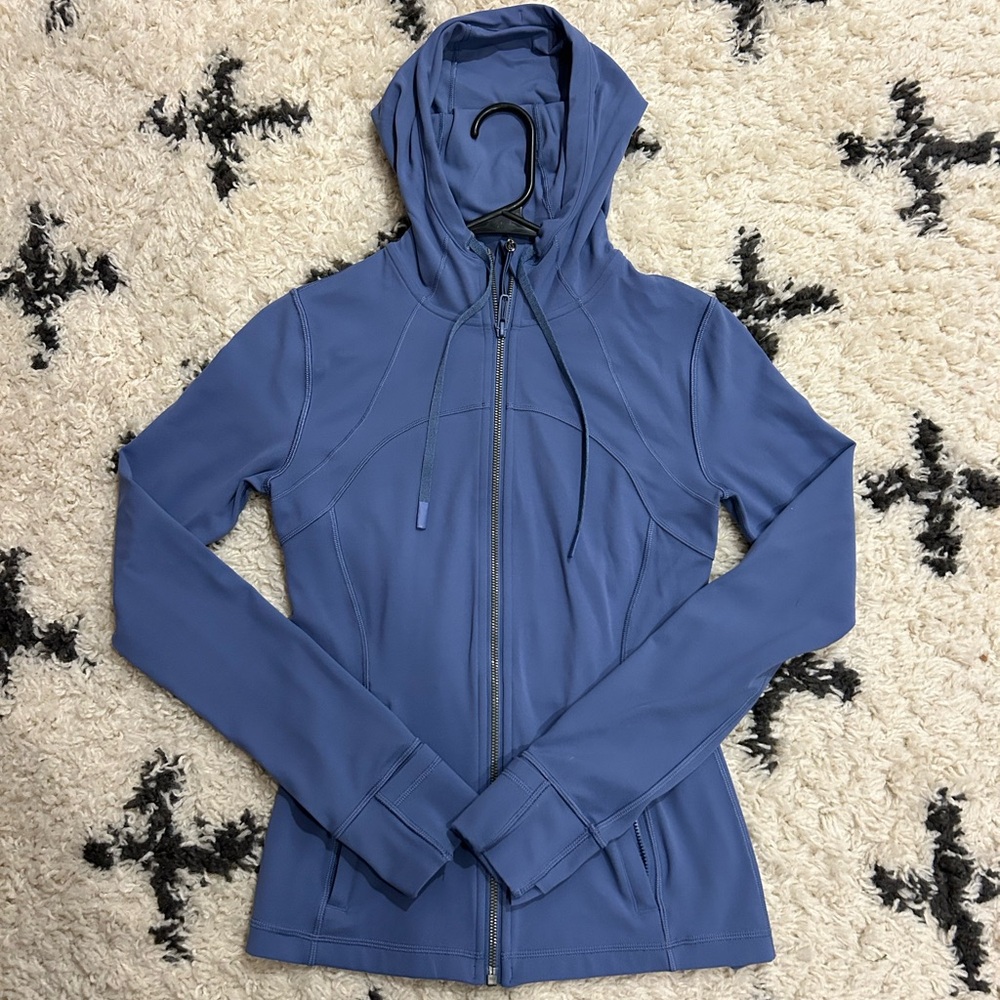 Lululemon Pitch Blue Hooded Define Jacket Nulu